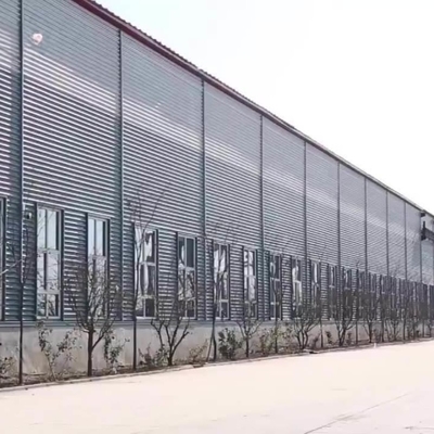 Modern geprefabriceerd staalbouwgebouw magazijn werkplaats vliegtuigenhangar en kantoorgebouw