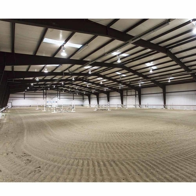 Modern geprefabriceerd staalbouwgebouw magazijn werkplaats vliegtuigenhangar en kantoorgebouw