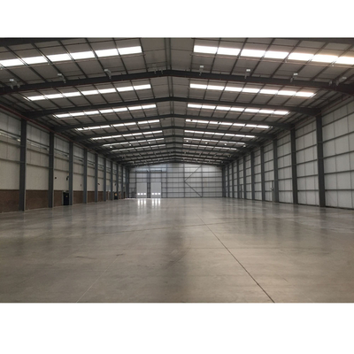 Modern geprefabriceerd staalbouwgebouw magazijn werkplaats vliegtuigenhangar en kantoorgebouw