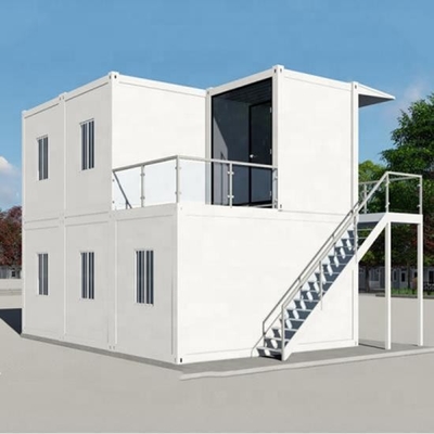 Uitgebreide opvouwbare prefab containerhuizen_40ft opvouwbare wooncontainercabine opvouwbare containerhuis