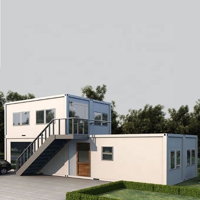 Uitgebreide opvouwbare prefab containerhuizen_40ft opvouwbare wooncontainercabine opvouwbare containerhuis