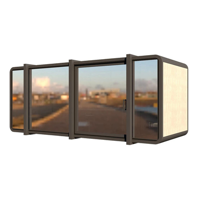 Luxe aanpasbare kleur en glas draagbaar 20ft 40ft prefab flat pack container huis met fabrieksprijs