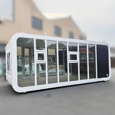 Draagbare prefab huis Tiny House Apple Cabin Container voor kamperen