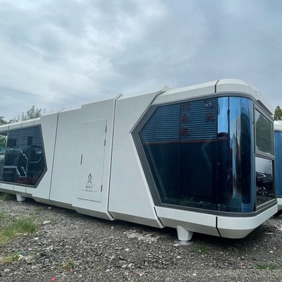 Warm te verkopen Ingerichte hutten Huizen Villa Huis 40FT Container Huis Wit Capusal Office Pod