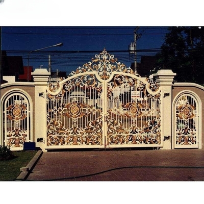 Luxe antieke smeed ijzeren pijp ontwerpen hoofdingang voor thuis tuin of buiten