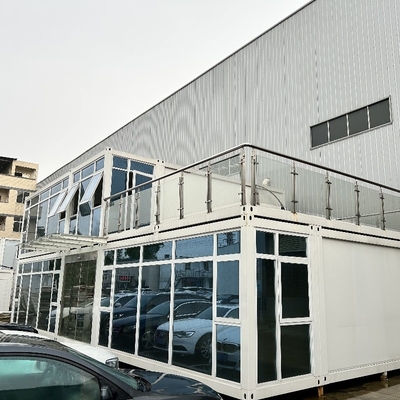 Lage fabrieksprijs Twee stoere containerhuis licht staal gebouw mobiele huis