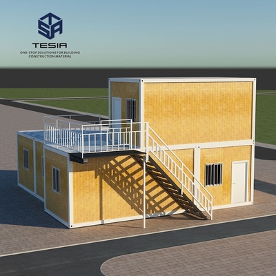 DIY Twee Stoery Containerhuis Lichte staal Gebouw Mobiele Containerhuis