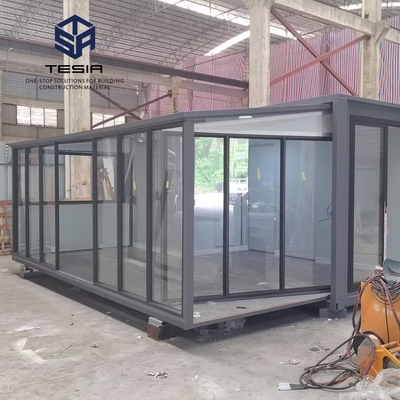 20FT Uitbreidbaar voorgefabriceerd containerhuis Opvouwbaar voorgefabriceerd containerhuis