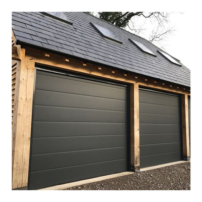 Industriële Sectionele de Garagedeur 60007000mm van het Glasaluminium Breedte