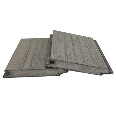 18mm Matt Plastic Wood Grain Flooring UV Bestand pvc Samengestelde Decking