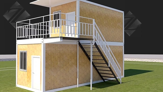 Huis 4 Slaapkamer Twee van de slaapzaal Prefabcontainer de Huizen van de Verhaal Verschepende Container