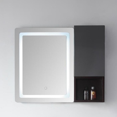 Warme Grey Customized Bathroom Cabinets-LEIDENE Lichte Spiegel de Ijdelheid van het 40 Duimbad