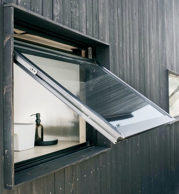 Afbaardende Vensters van het Minimalism de Dubbel Verglaasde Aluminium voor Kelderverdieping