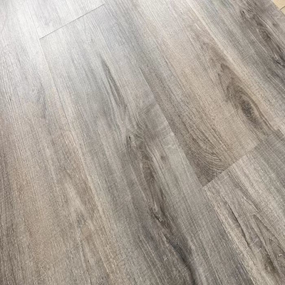 De Vloer Waterdichte Houten Korrel van SPC van rook klikt de Grijze 4mm 5mm 6mm pvc Vinylplankbevloering