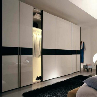 In Stevige Houten Gang in de Garderobes van Mirror Sliding Doors van de Kastorganisator voor Kleren