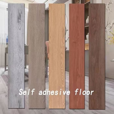 De zelfklevende 2.0mm Schil van de de Korrelbevloering van pvc Houten en Stokdiy Vinylbevloering