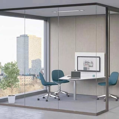 83MM Hoogtepunt - van de Verdelingsmuren van het meningsbureau Verdeling van het het Aluminium de Kader Vaste Glas