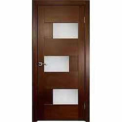 De vuurvaste MDF Houten Deurhdf ABS Deur van de het Mahonie Houten Ingang van pvc WPC