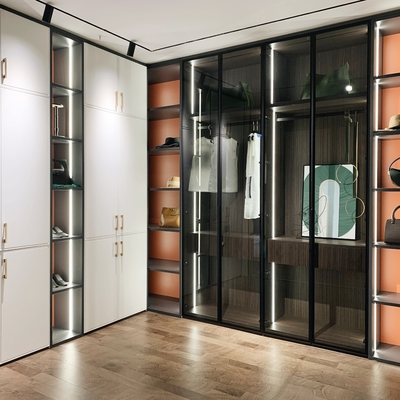 De regelbare Vouwbare Modulaire Houten Kast van de Garderobeopslag in Woonkamer