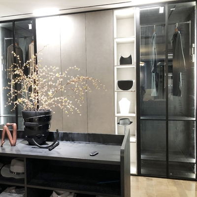 De regelbare Vouwbare Modulaire Houten Kast van de Garderobeopslag in Woonkamer