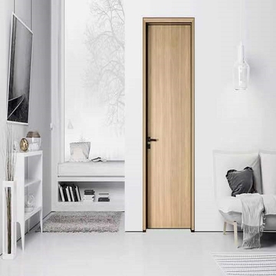 Binnenlandse Eenvoudige Moderne MDF Melamine Houten Deur voor Badkamers