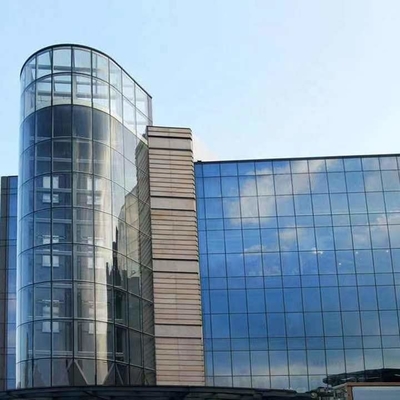 Van het de Gordijngevel Lage E Glas van het manierdubbel Verglaasde Aluminium de Gordijngevelvoorgevel