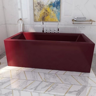 1.7m het Wit polijst Acryl Freestanding Badkuip Verchroomde Eigentijdse Doorwekende Ton