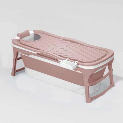 1.18M Blue Pink Freestanding de Plastic Ton van het Badkuip Plastic Vouwende Bad voor Volwassenen