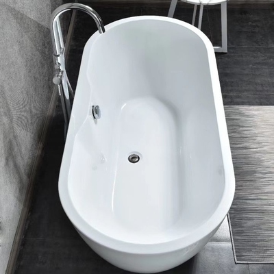 Polijst de Europese Acryl Freestanding Hoge Badkuip van Ce CUPC Hoek Doorwekende Ton