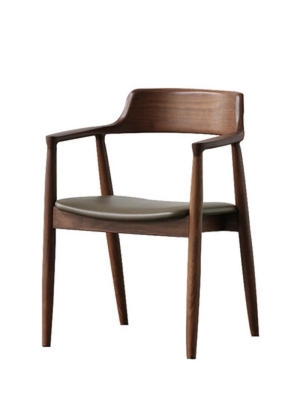 Dia 120cm Ronde Houten die Eettafel en Stoel voor Binnenplaatsvilla wordt geplaatst