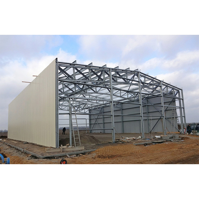 50mm 75mm Sandwichcomité van het de Schuurpakhuis van Pool van de het Staalstructuur Prefab de Loodsworkshop