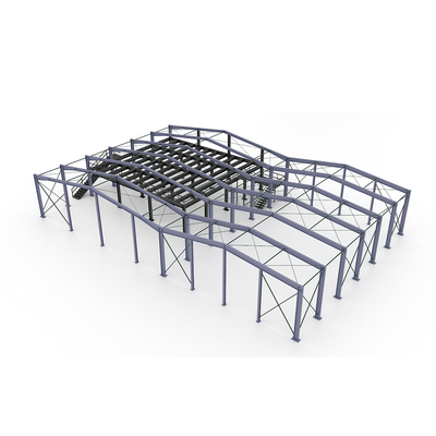 ISO-SGS BV van de het Staalstructuur van het Aardbevingsbewijs van het de Workshop Prefabmetaal de Winkelgebouwen
