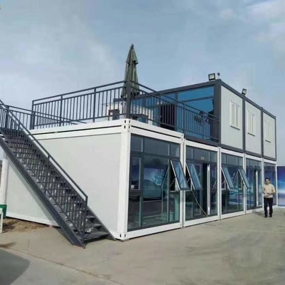OEM ODM Beweegbaar van het de Villabureau van het Geprefabriceerd huis Openbaar Toilet de Containerhuis