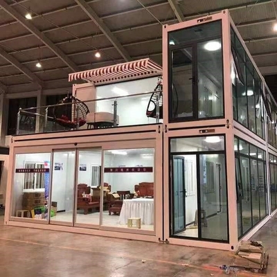 OEM ODM Beweegbaar van het de Villabureau van het Geprefabriceerd huis Openbaar Toilet de Containerhuis