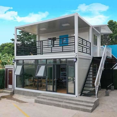 Huis Met twee slaapkamers 40ft van de aluminium Prefabcontainer het Vlakke Huis van de Pak Verschepende Container