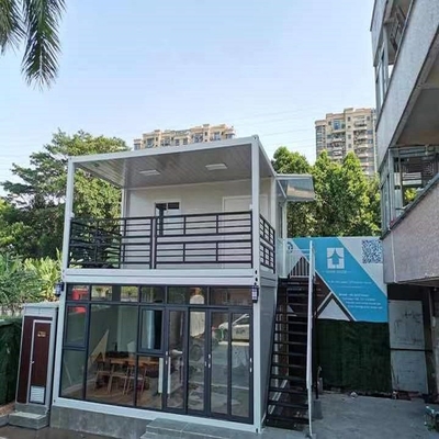 Huis Met twee slaapkamers 40ft van de aluminium Prefabcontainer het Vlakke Huis van de Pak Verschepende Container