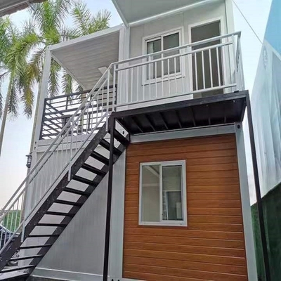 Huis Met twee slaapkamers 40ft van de aluminium Prefabcontainer het Vlakke Huis van de Pak Verschepende Container