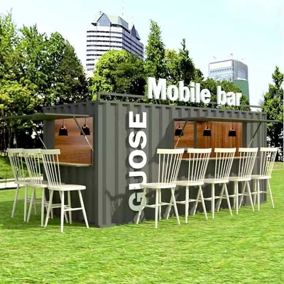 Gegalvaniseerd Huis 20ft van de Staal Prefabcontainer de Draagbare Winkel van de Verschepende Containerkoffie