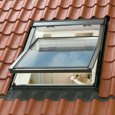 Van het het Aluminiumkader van het hemelweergeven de Waterdichte van het de Vensters Dubbele Glas Vensters van het het Dakdakraam