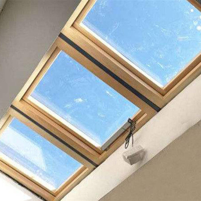 Van het het Aluminiumkader van het hemelweergeven de Waterdichte van het de Vensters Dubbele Glas Vensters van het het Dakdakraam