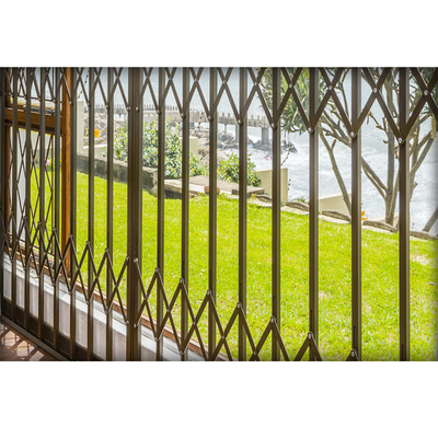Duurzame van het de Villaaluminium van het Concertinatraliewerk het Kadervensters met Inbreker Bars