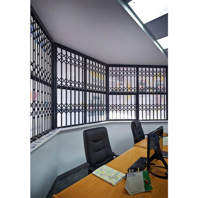 Duurzame van het de Villaaluminium van het Concertinatraliewerk het Kadervensters met Inbreker Bars