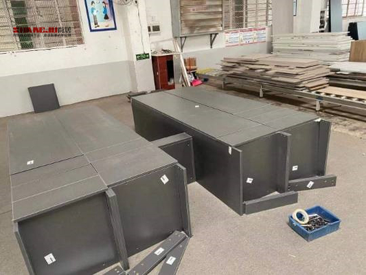 De moderne Grote Gang van de Huistriplex Aangepaste Garderobe in Open Stijlkast