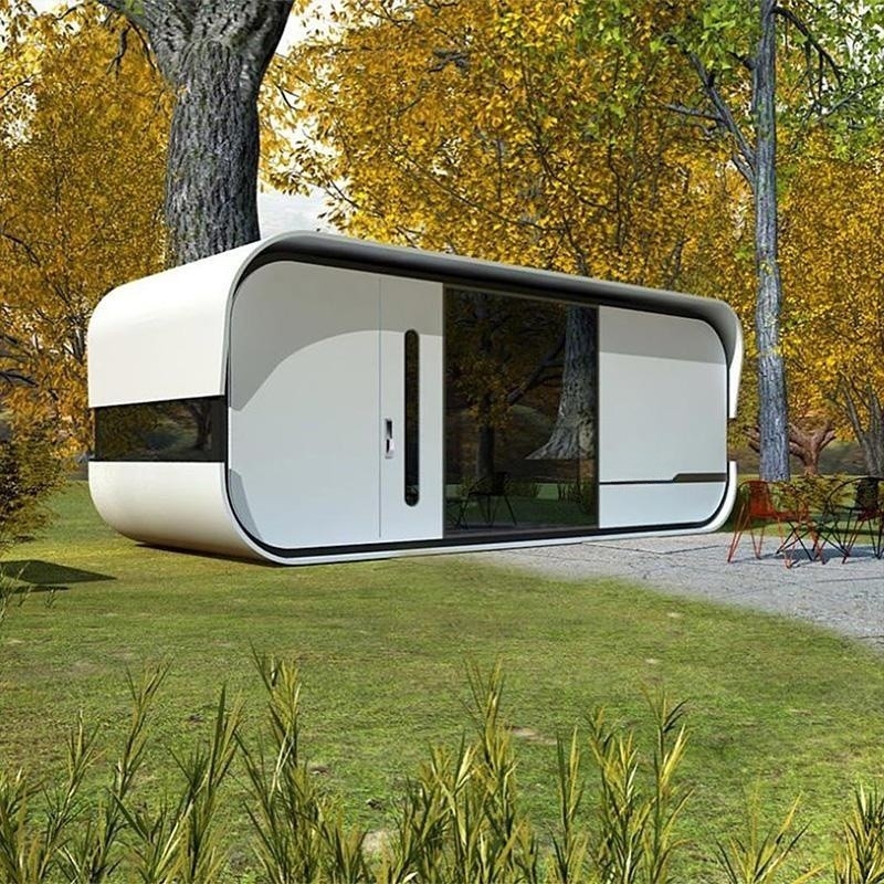 Van de het Glas Beweegbare Opslag van de staalstructuur het Aangemaakte van de de Winkel Modulaire Koffie Prefabhuis van de de Containerpeul