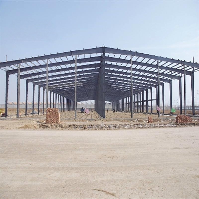 Modern geprefabriceerd staalbouwgebouw magazijn werkplaats vliegtuigenhangar en kantoorgebouw