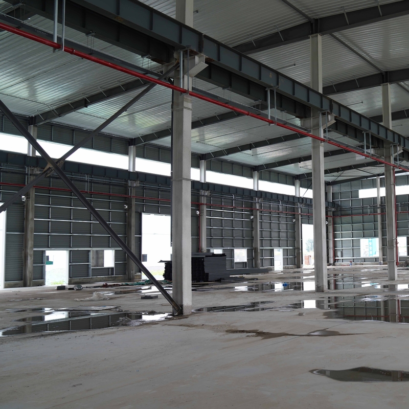 De gelaste Warmgewalste h-van de de Structuurworkshop van het Sectiestaal Bouw van het het Metaalkader