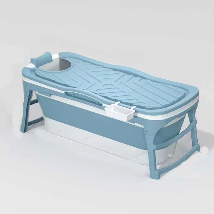 1.18M Blue Pink Freestanding de Plastic Ton van het Badkuip Plastic Vouwende Bad voor Volwassenen