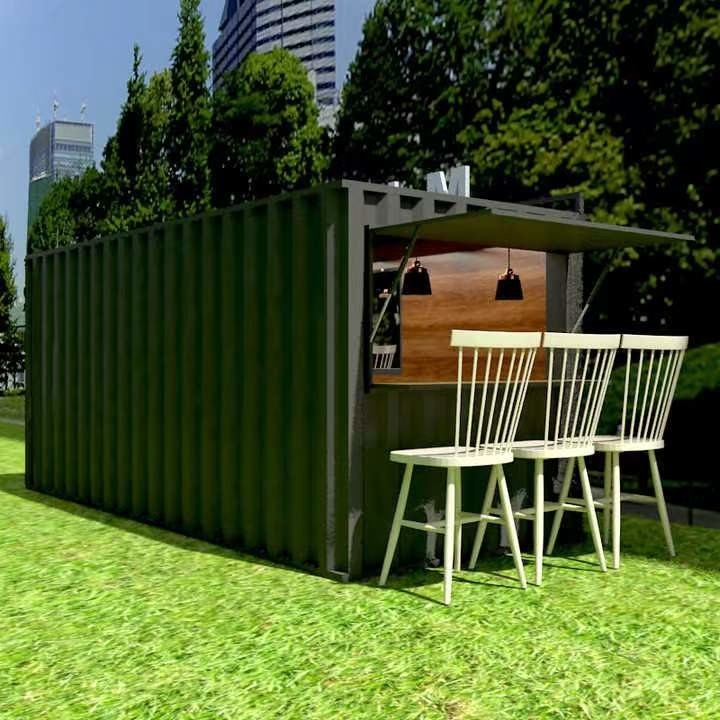 Gegalvaniseerd Huis 20ft van de Staal Prefabcontainer de Draagbare Winkel van de Verschepende Containerkoffie