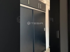 Van de tesia-slaapkamer moderne het ontwerpgang meubilair modulaire houten douane in kastgarderobe