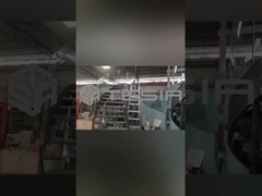 Binnenhoogte - kwaliteitsroestvrij staal Rod Baluster Spiral Staircase met Aangemaakte Glas Betreden Gemakkelijke Ins